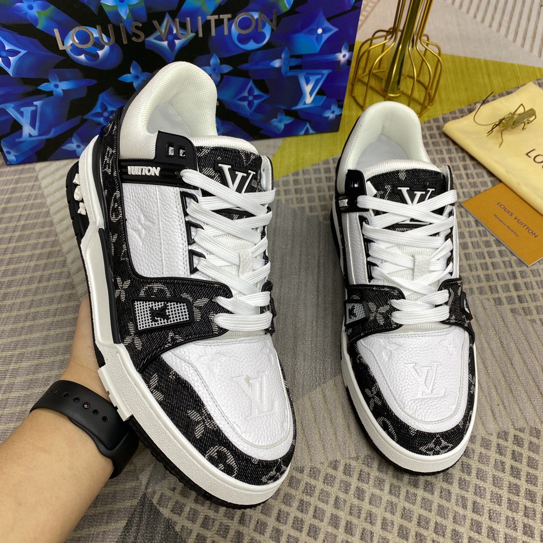 Men L*ouis V*uitton Top Sneakers