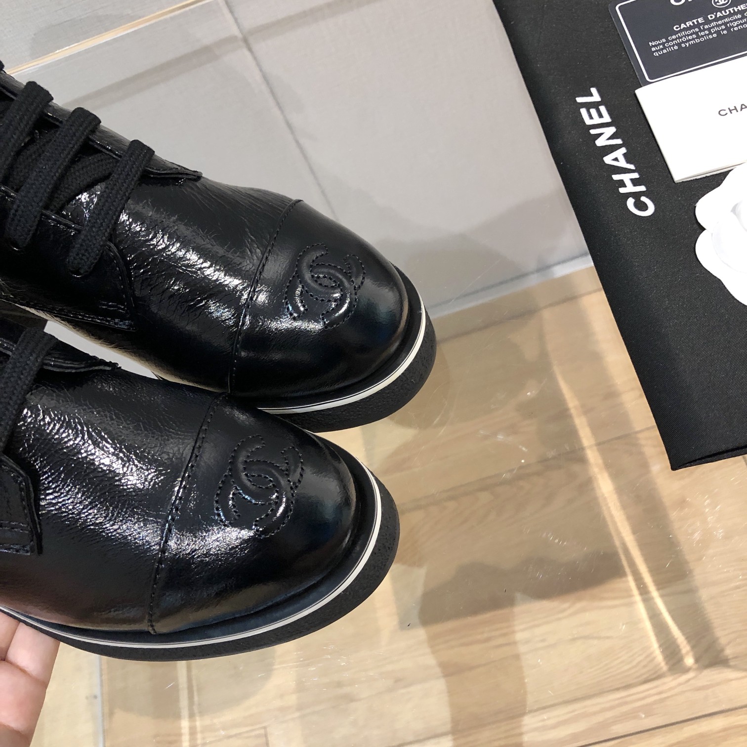 Women C*hanel Top Sneaker