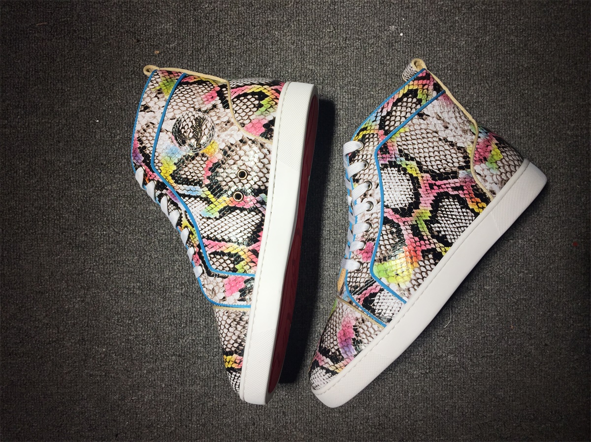 C*ristian L*uboutin Python Sneaker