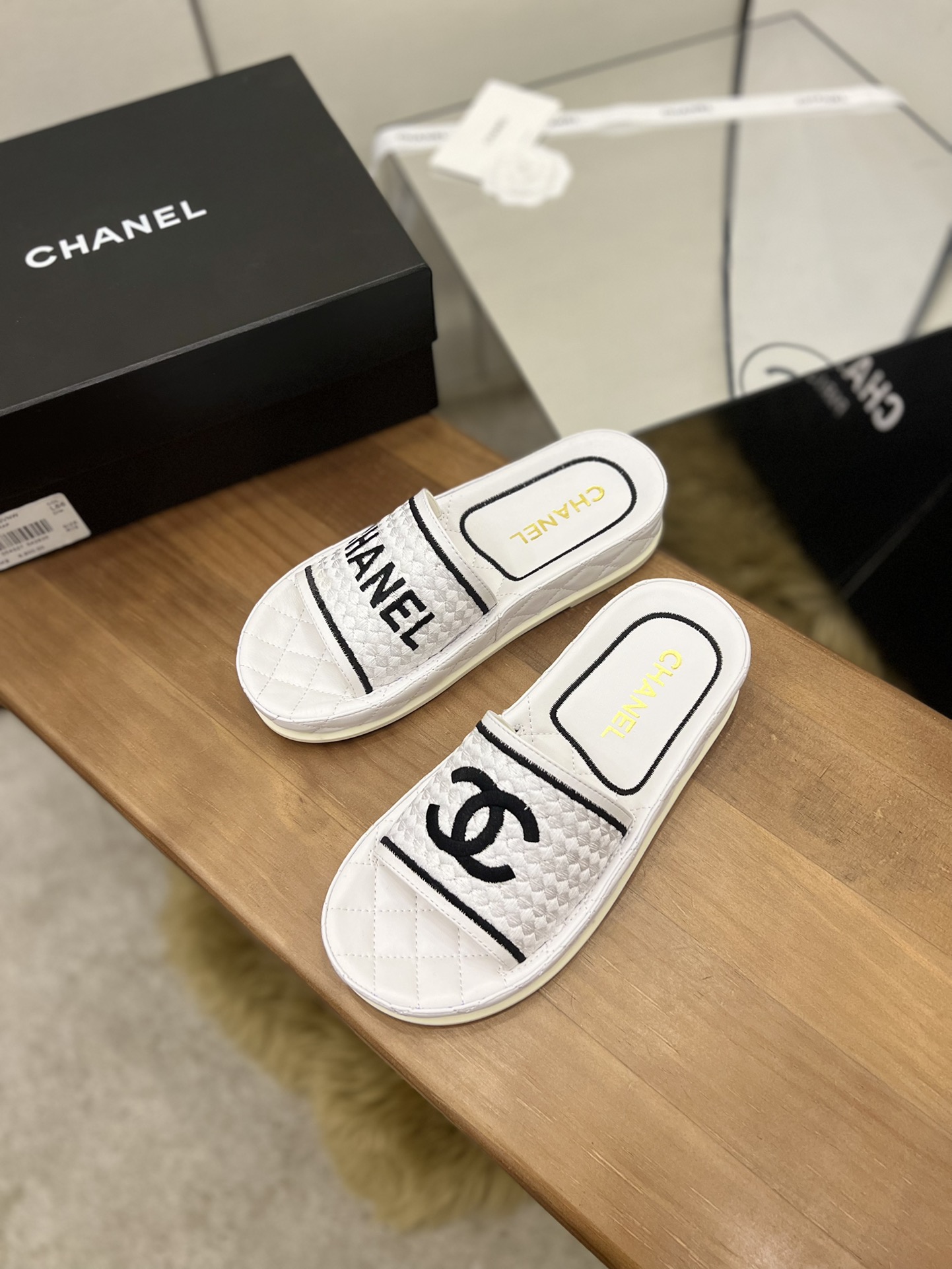 Women C*hanel Top Sandals