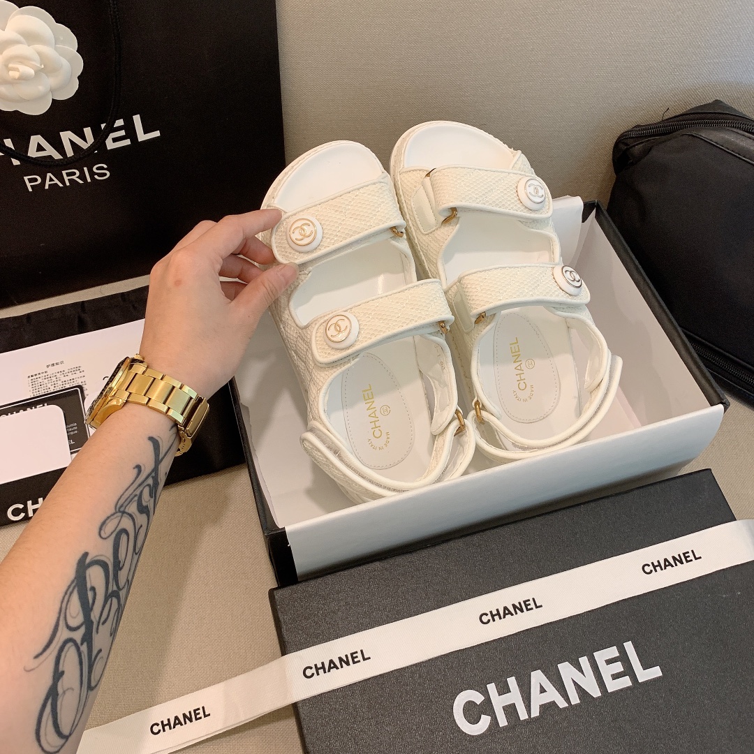 Women C*hanel Top Sandals