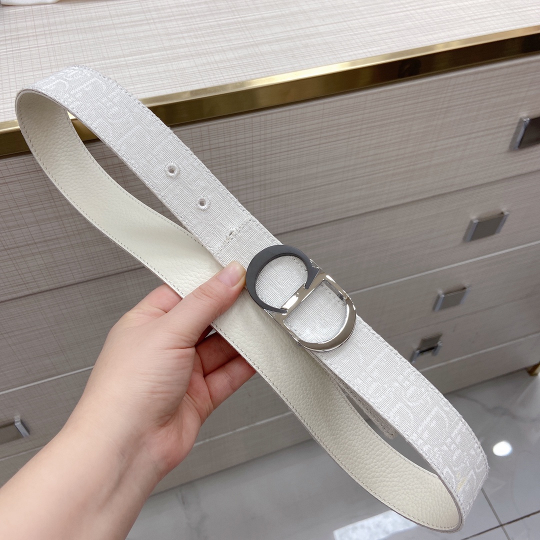 D*ior Belts Top Quality 34MM