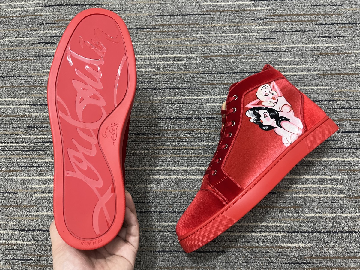 Men Women C*hristian L*ouboutin Top Sneaker