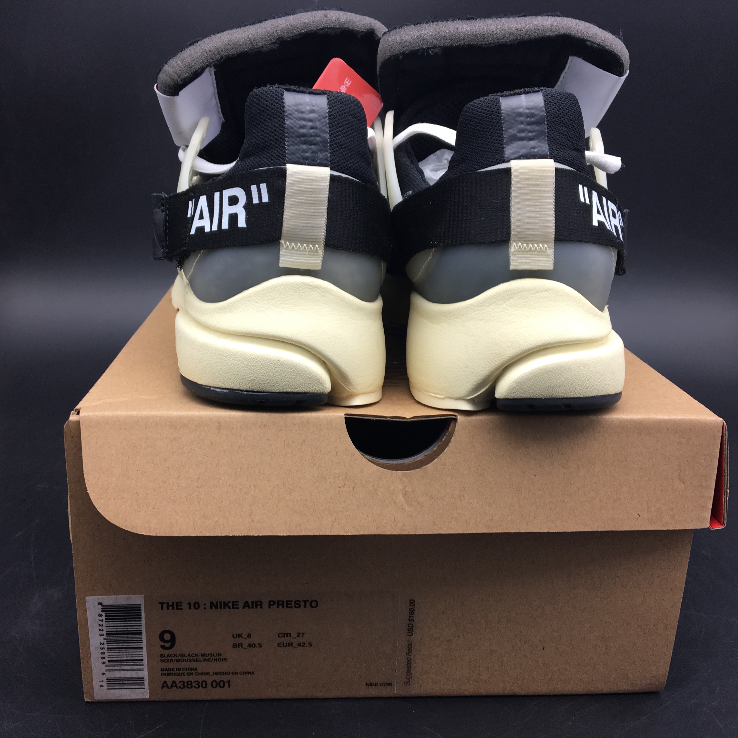 from OFF-White TM X NIKE AIR PRESTO