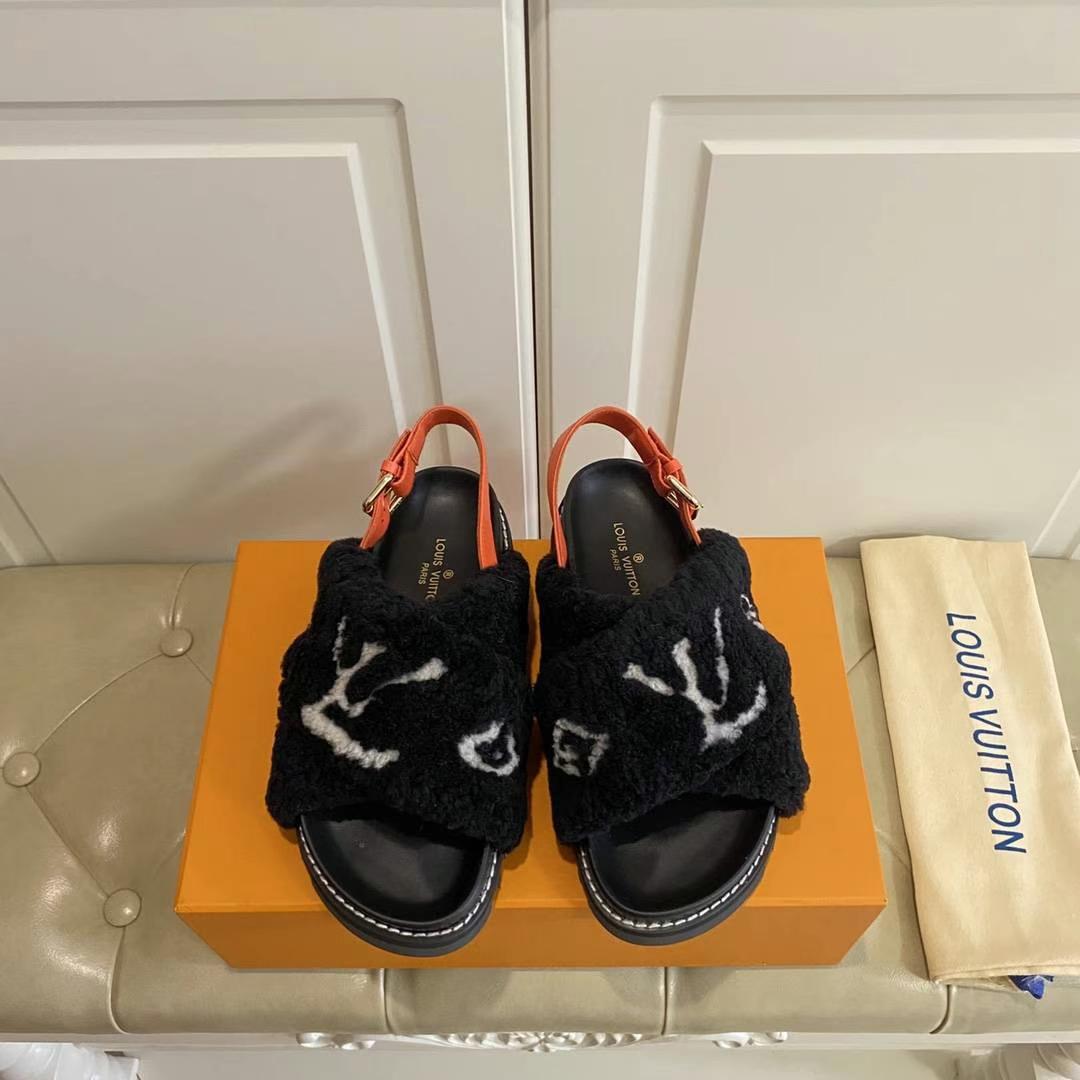 Women L*ouis V*uitton Top Slippers