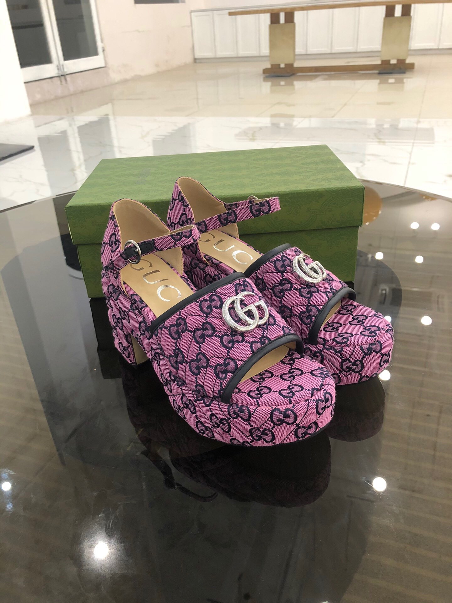 Women G*ucci Top Sandals