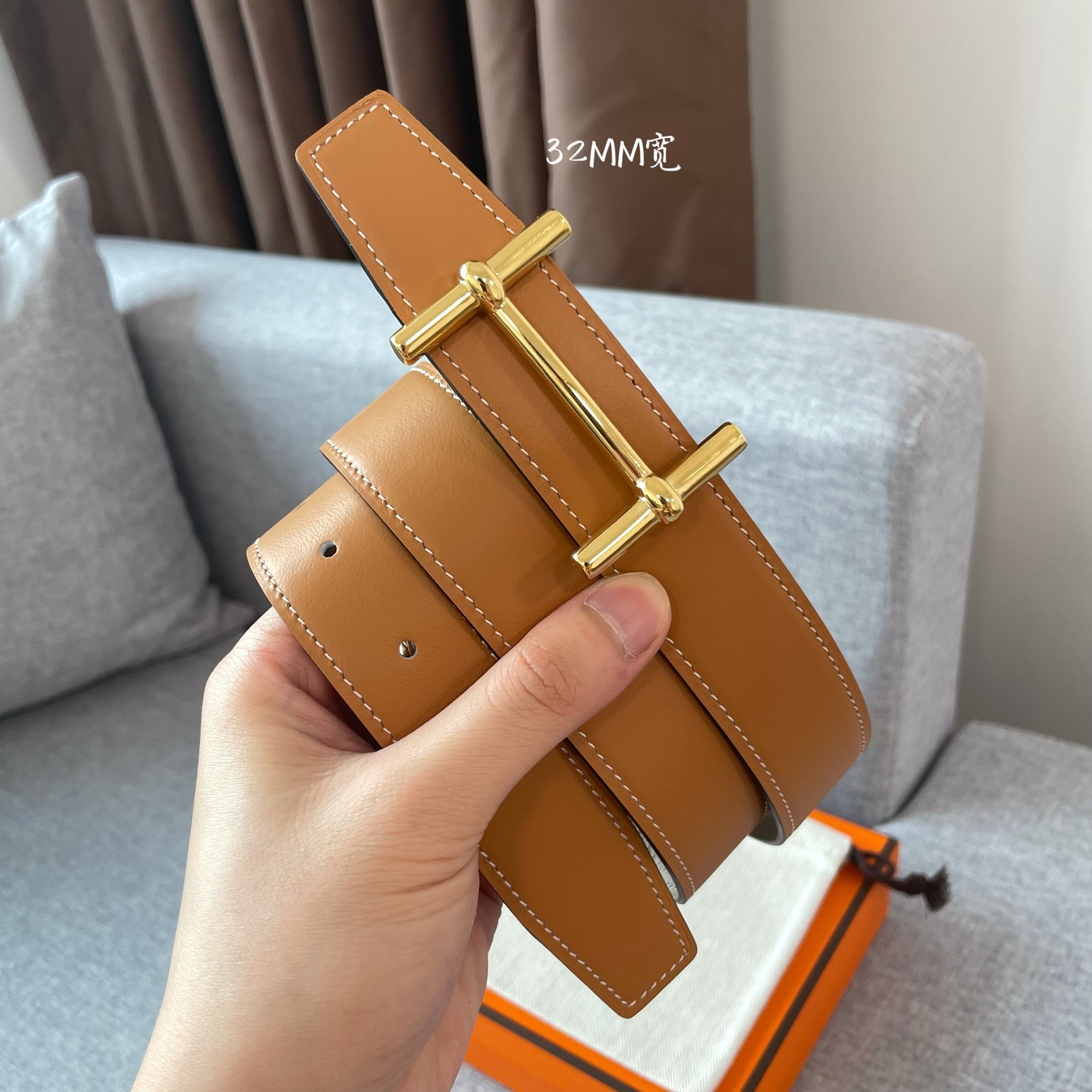 H*ermes Belts Top Quality 3.2CM