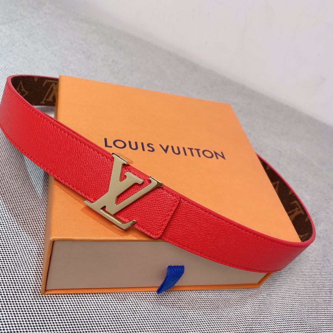 L*ouis V*uitton Belts Top Quality 30MM