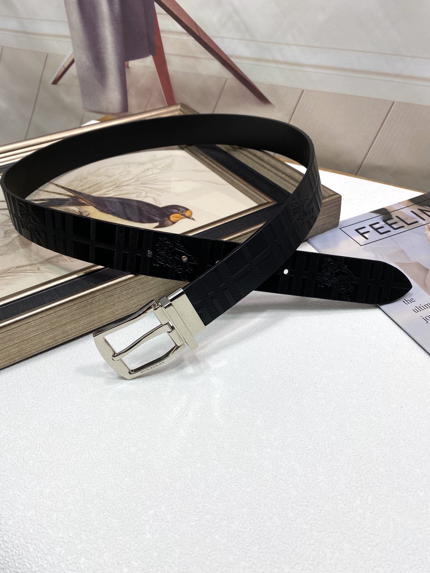 B*urberrry Belts Top Version 35MM