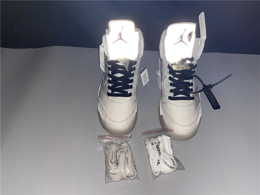 Air Jordan 5 xoff white ow 3M CT8480-105