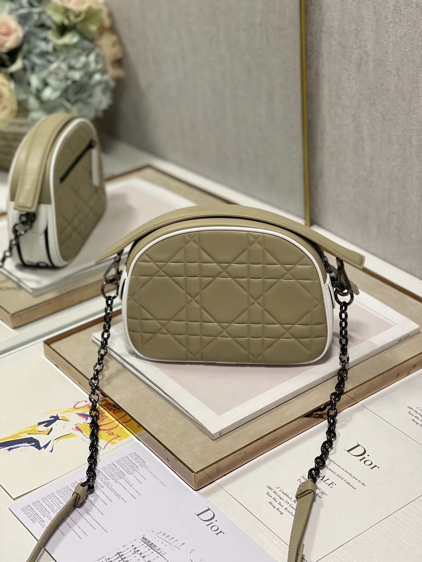 D*ior Bag Top Quality 22*7*15.5CM