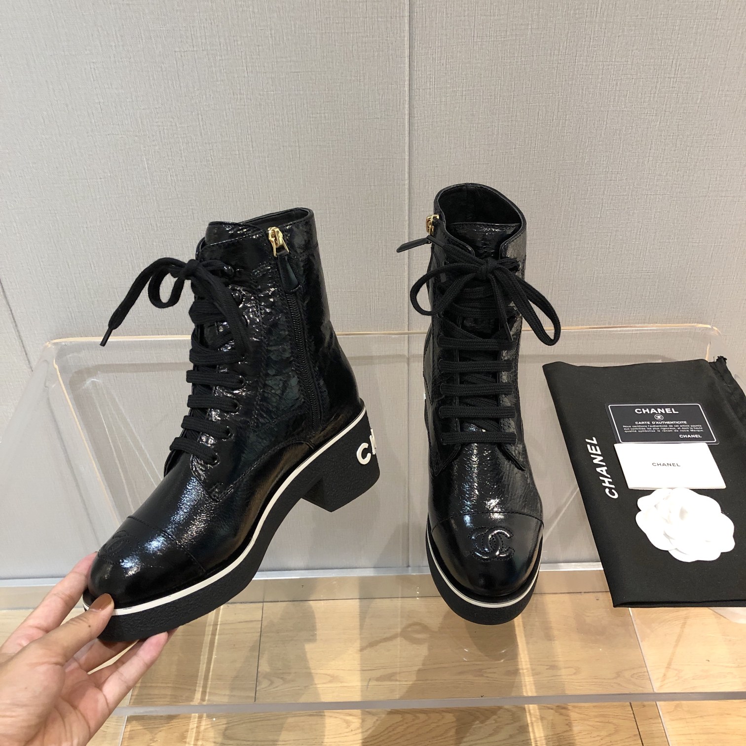 Women C*hanel Top Sneaker