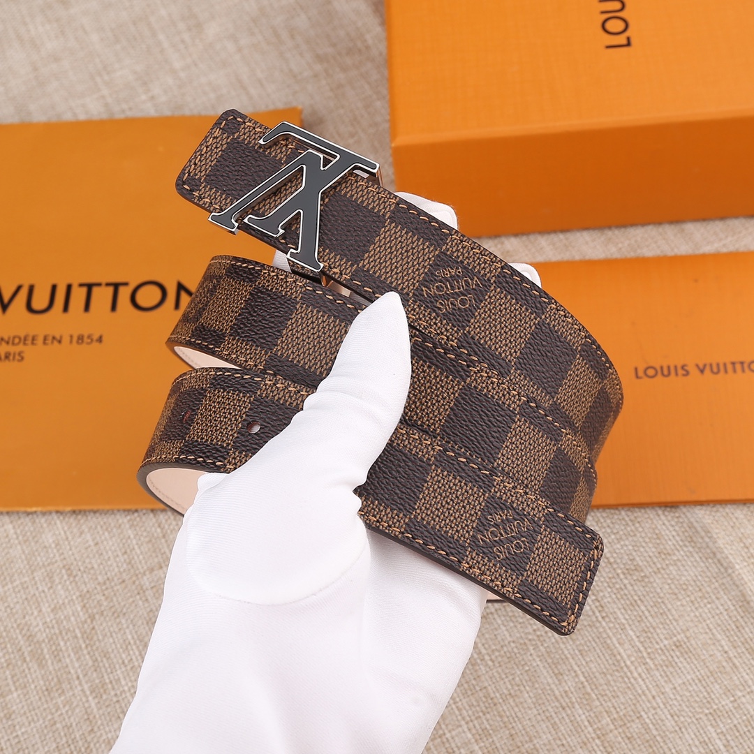 L*ouis V*uitton Belts Top Quality 30MM