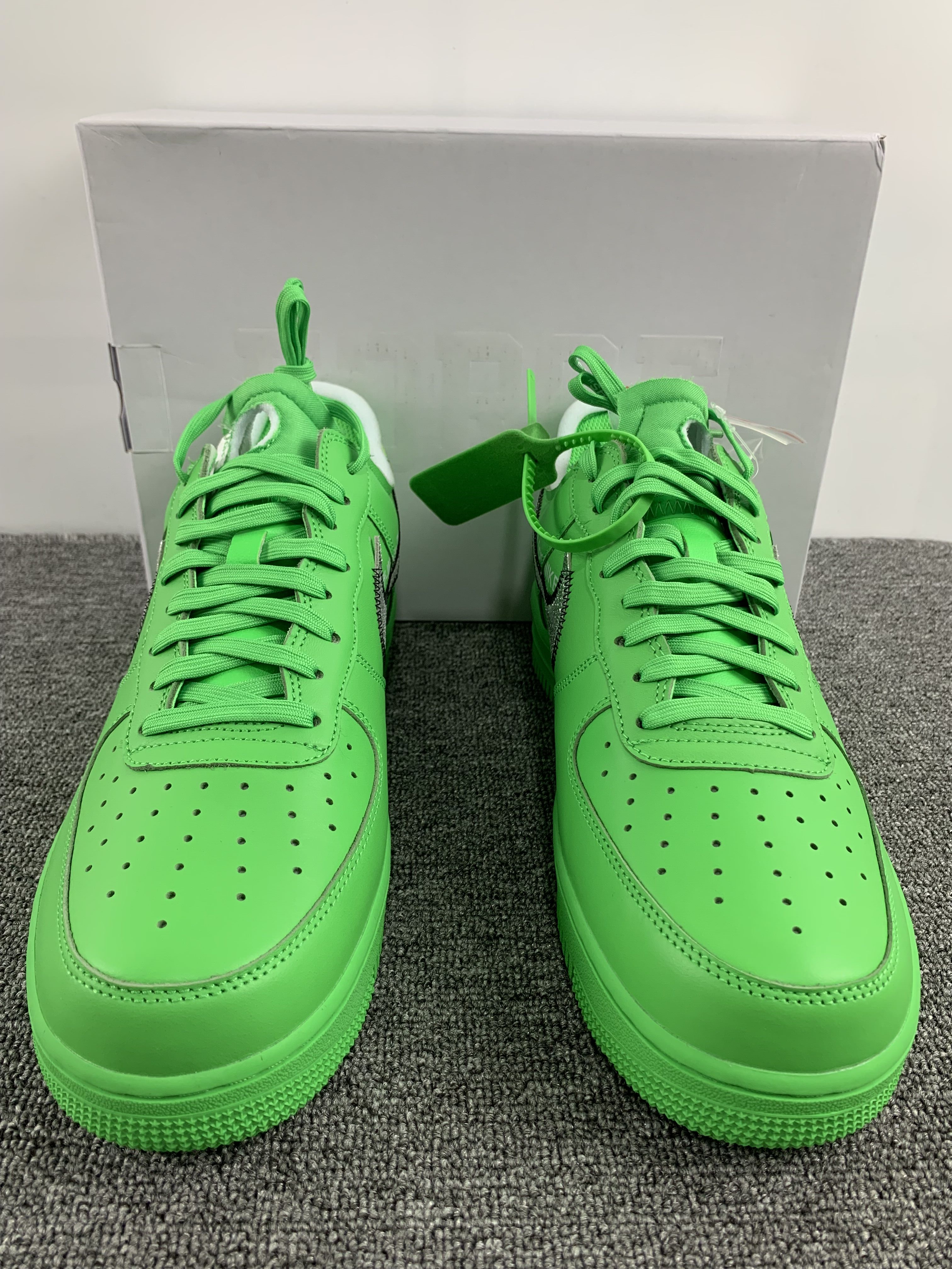 from off-white &nike air force 1 low grreen