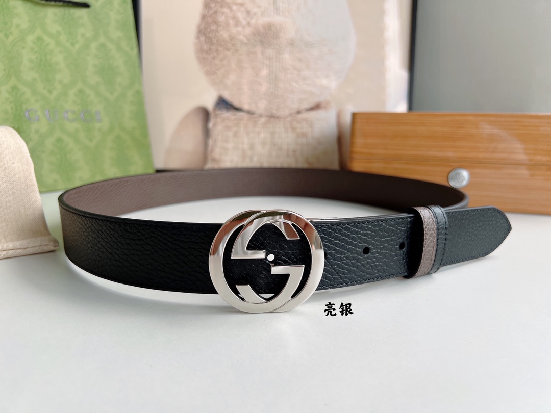 G*ucci Belts Top Quality 37MM
