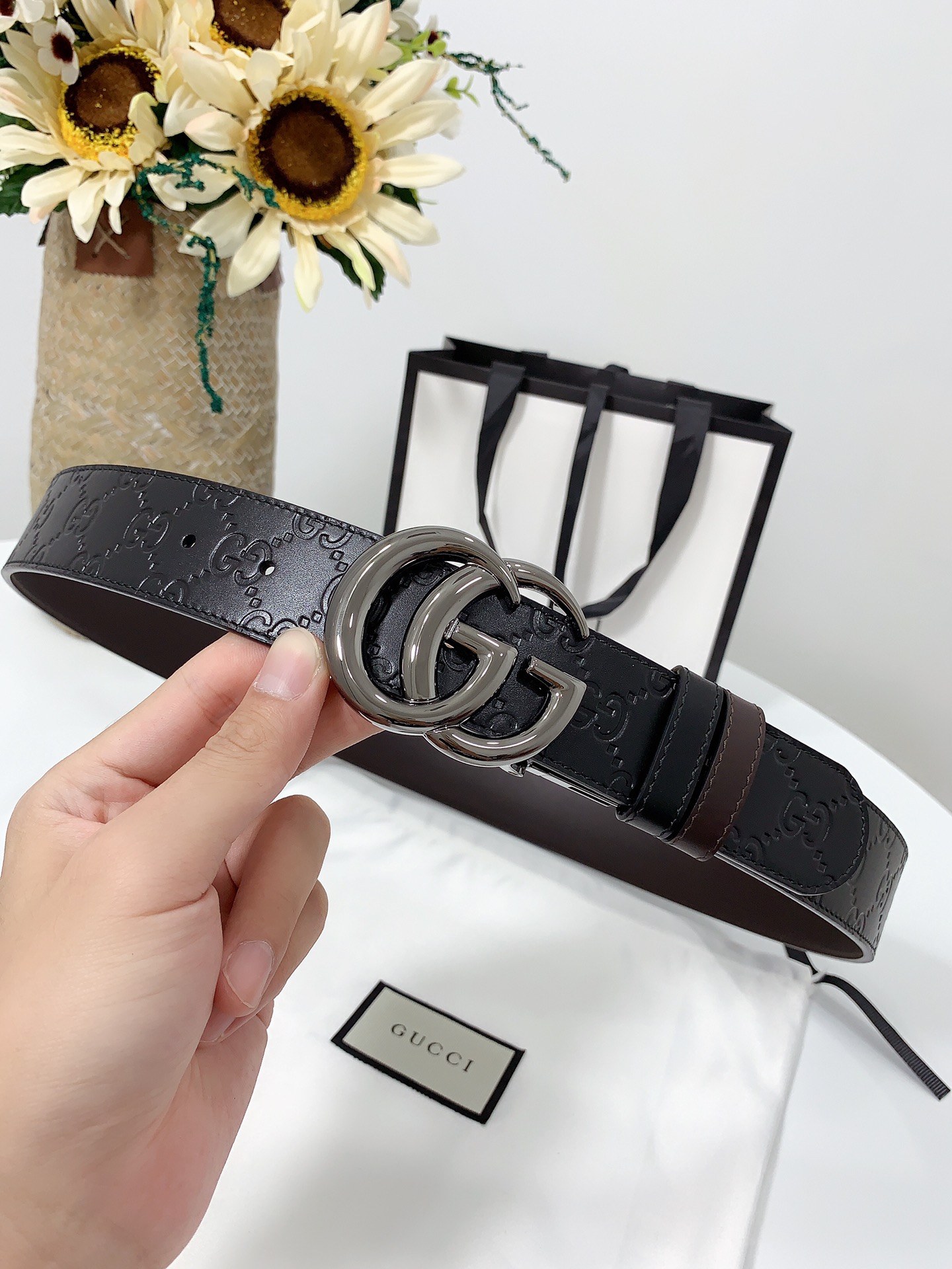 G*ucci Belts Top Quality 37MM