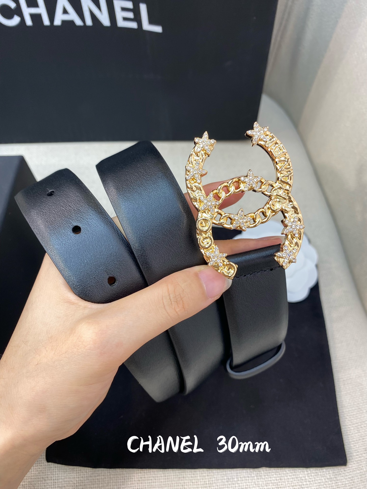 C*hanel Belts Top Quality 30MM