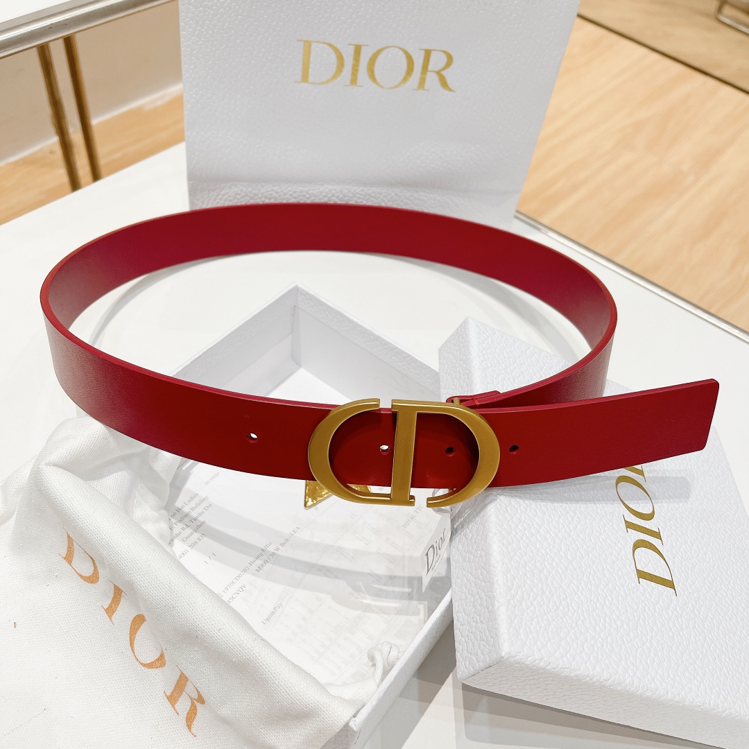D*ior Belts Top Quality 35MM