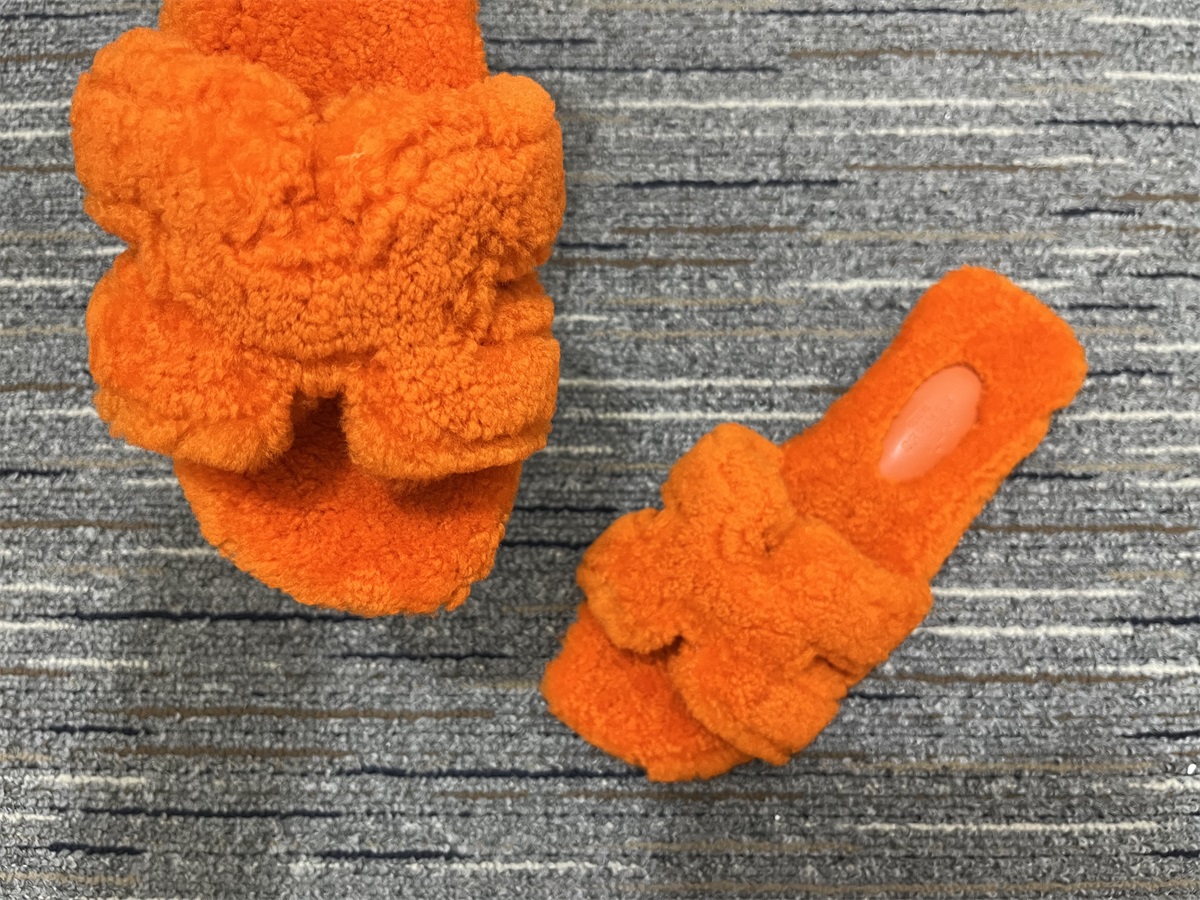 Women H*ermes Top slippers