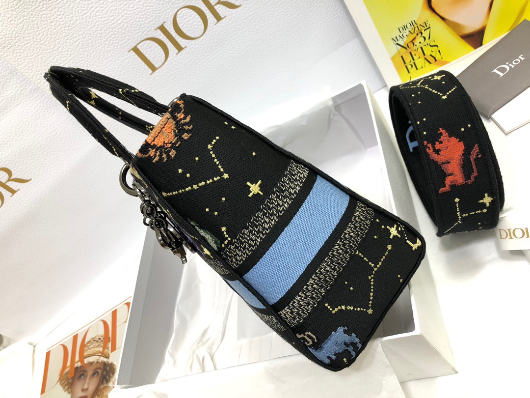 D*ior Lady D-Lite handbag Top Quality 24*11*20cm