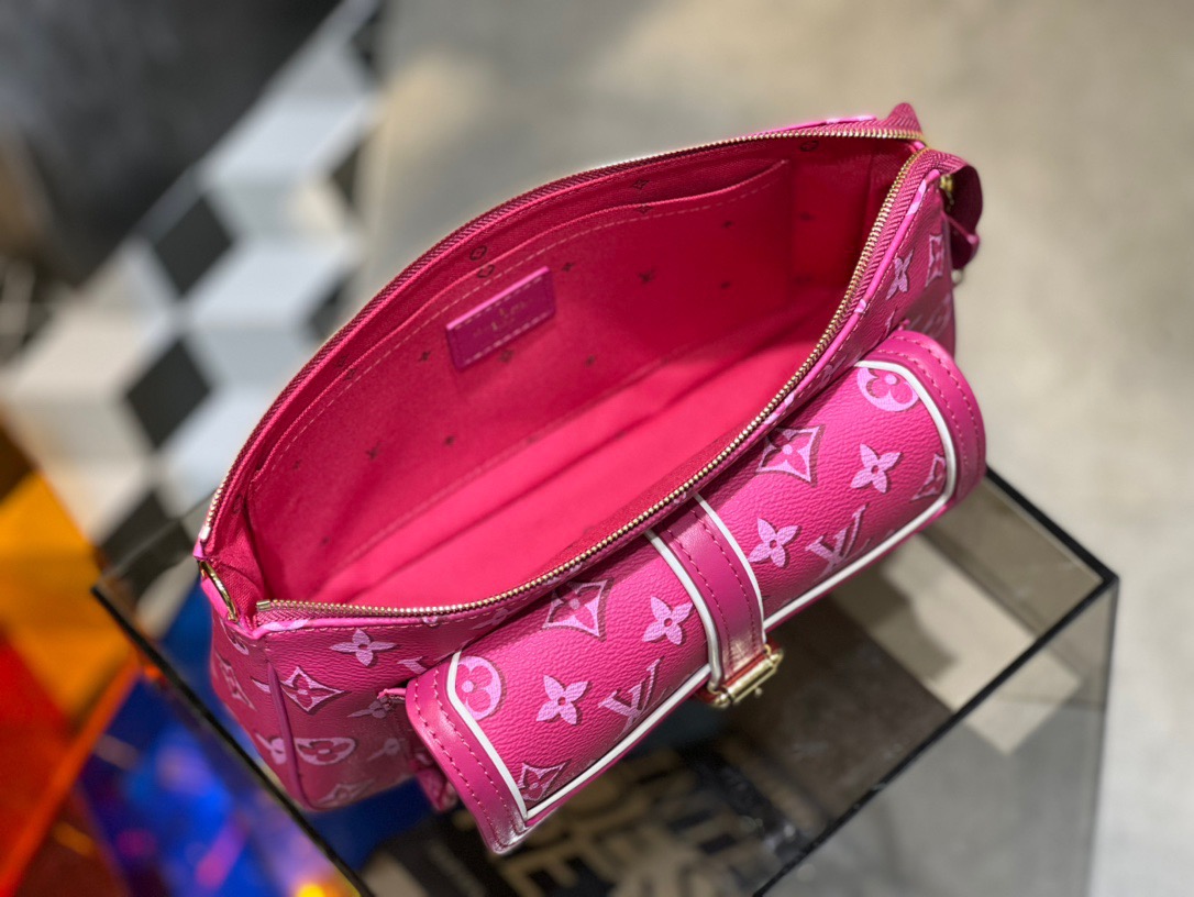 Lady L*ouis V*uitton buci handbag Top Quality 27*14*6cm