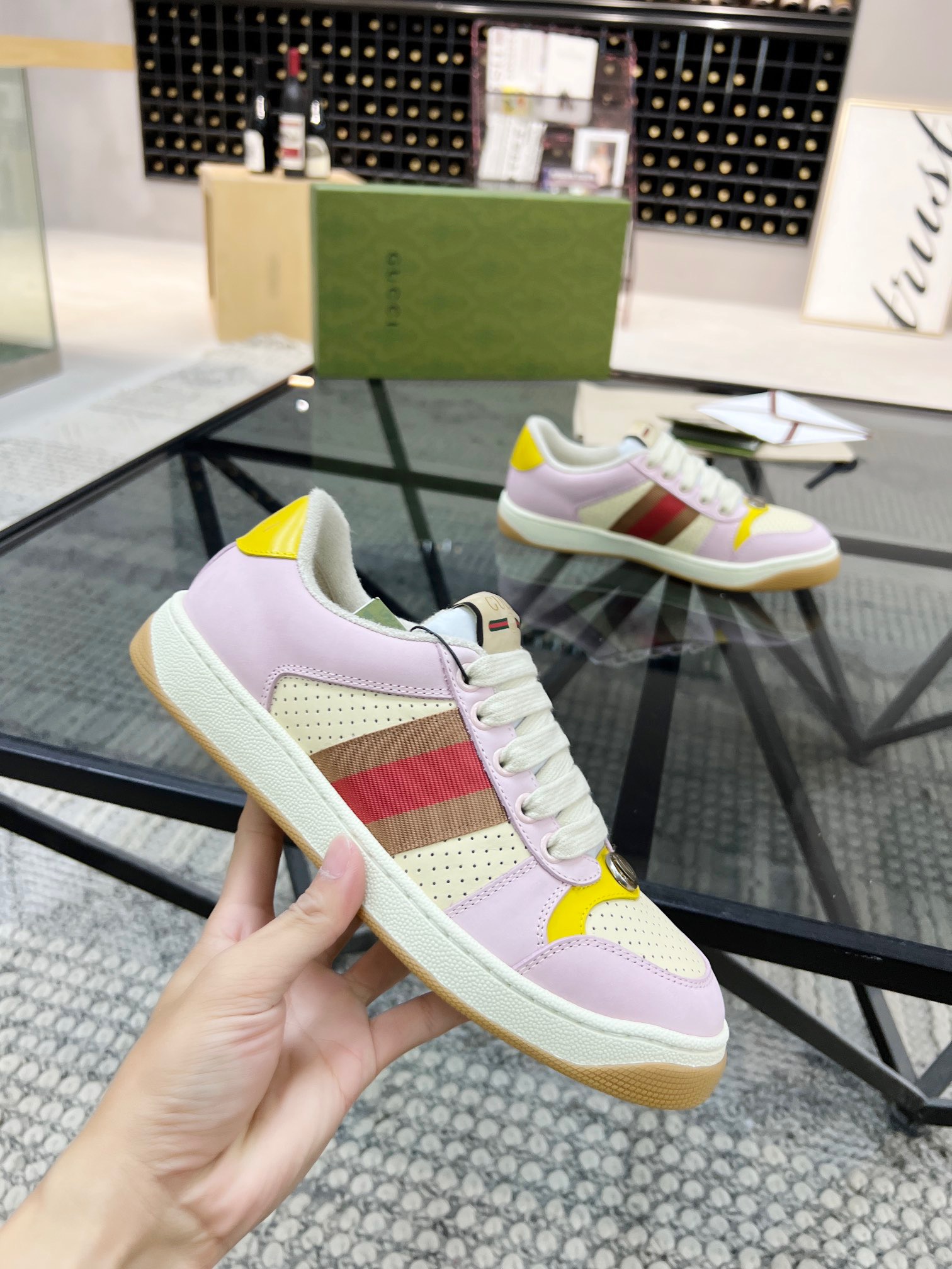 Men Women G*ucci Top Sneaker