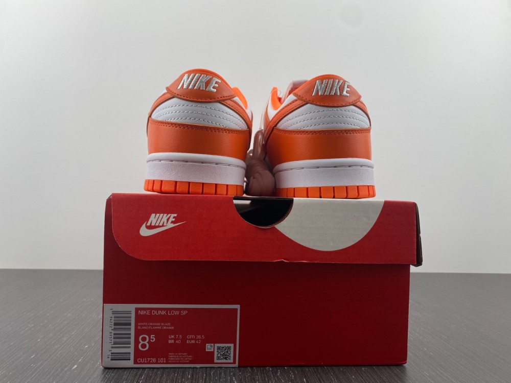 from Nike Dunk Low SP Orange Blaze CU1726-101