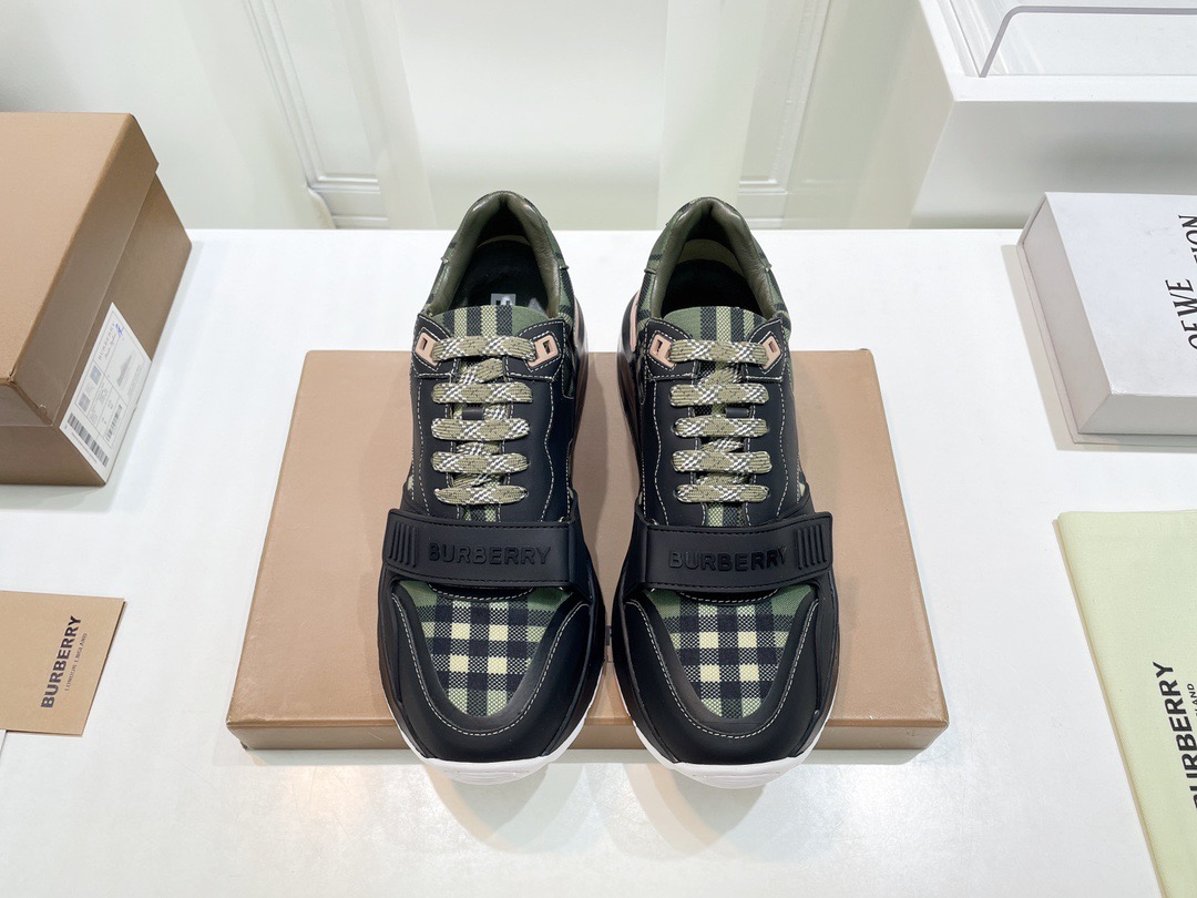 Men Women B*urberry Top Sneakers