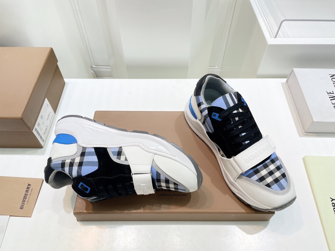 Men Women B*urberry vintage Top Sneakers
