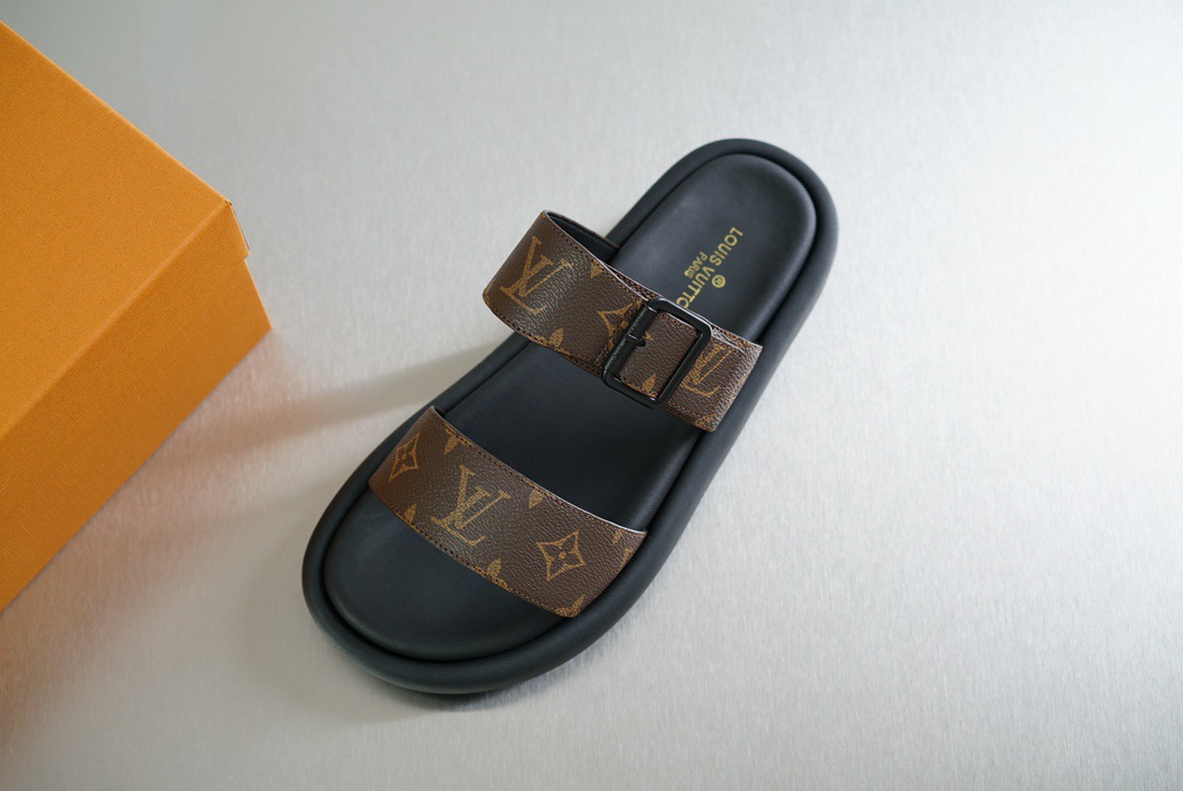 Men L*ouis V*uitton Top Slippers