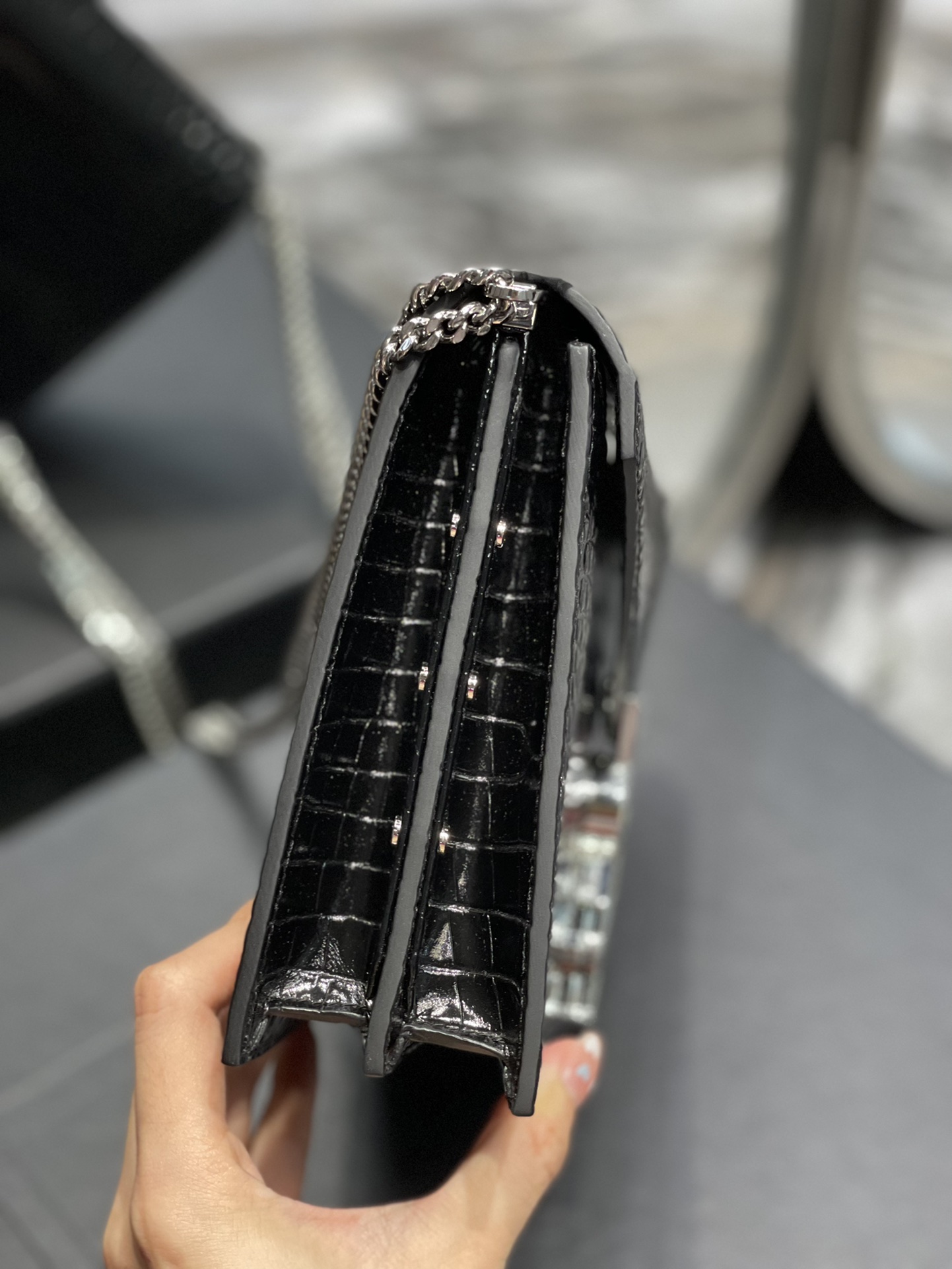 Y*SL Top Bag 22*16.5*5.5cm