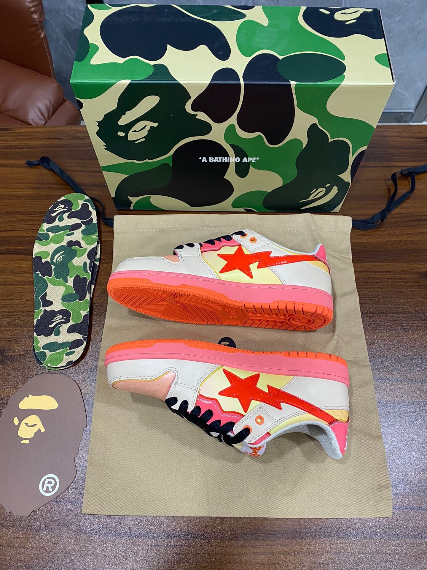 Men Women B*ape Top Sneaker