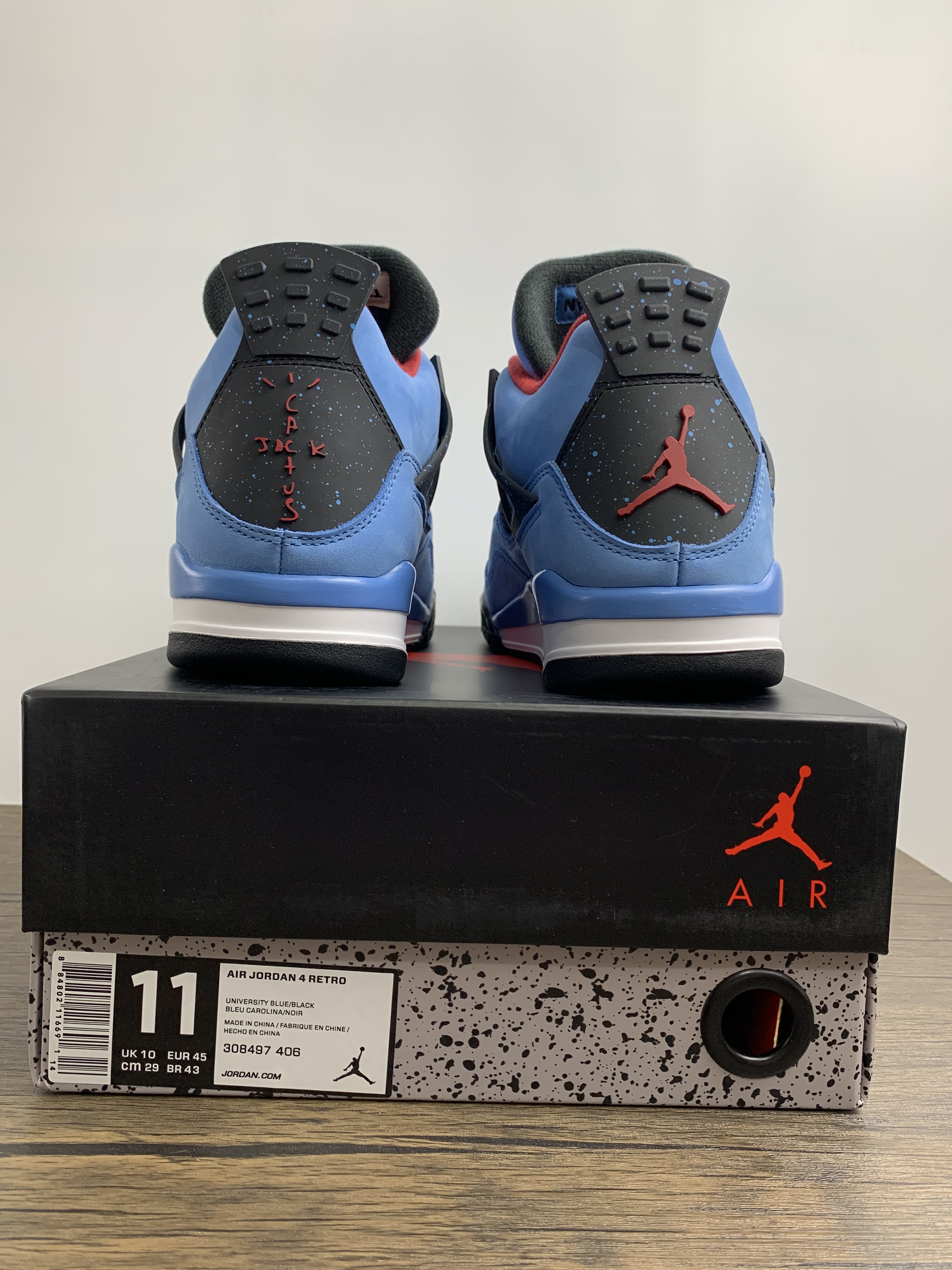 Travis Scott x Air Jordan 4 Houston Oilers 308497-406