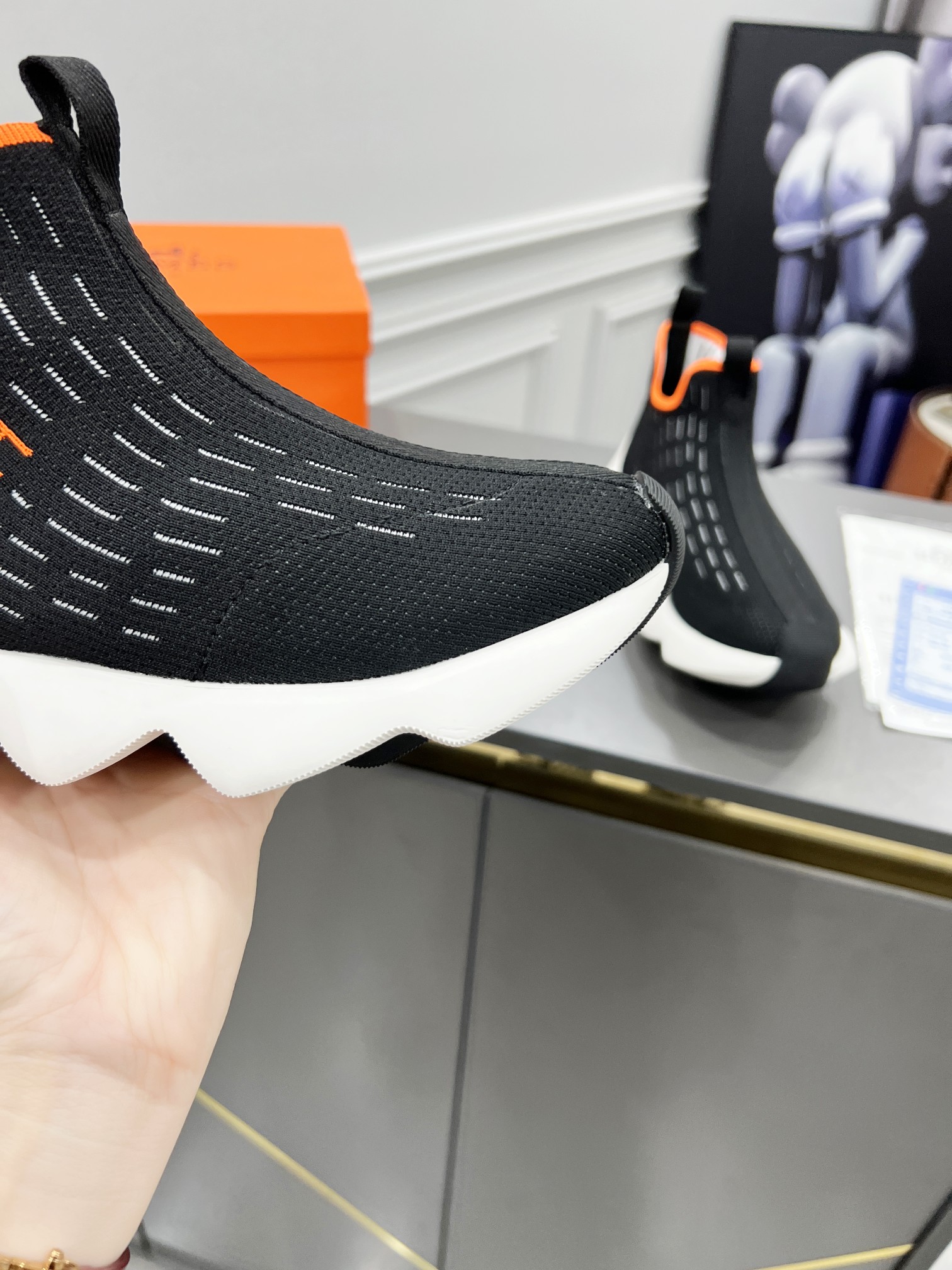 Women H*ermes Top Sneaker