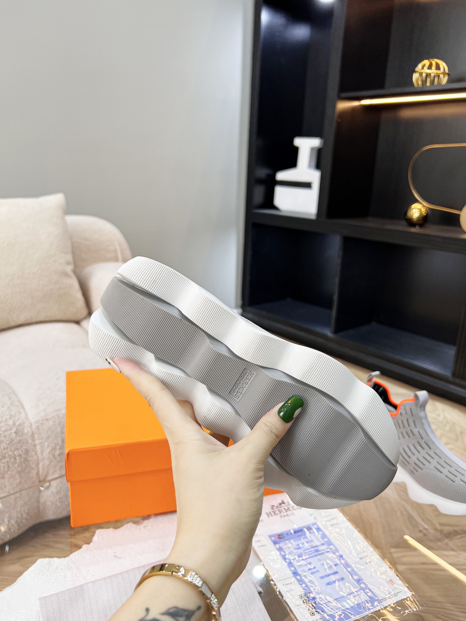 Women H*ermes Top Sneaker