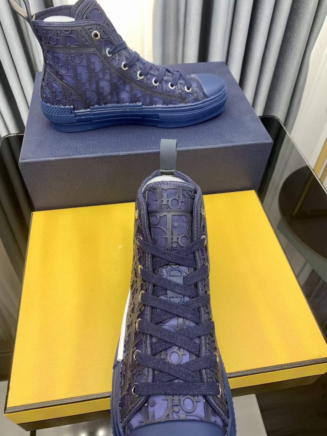 Men Women D*ior Top Sneakers