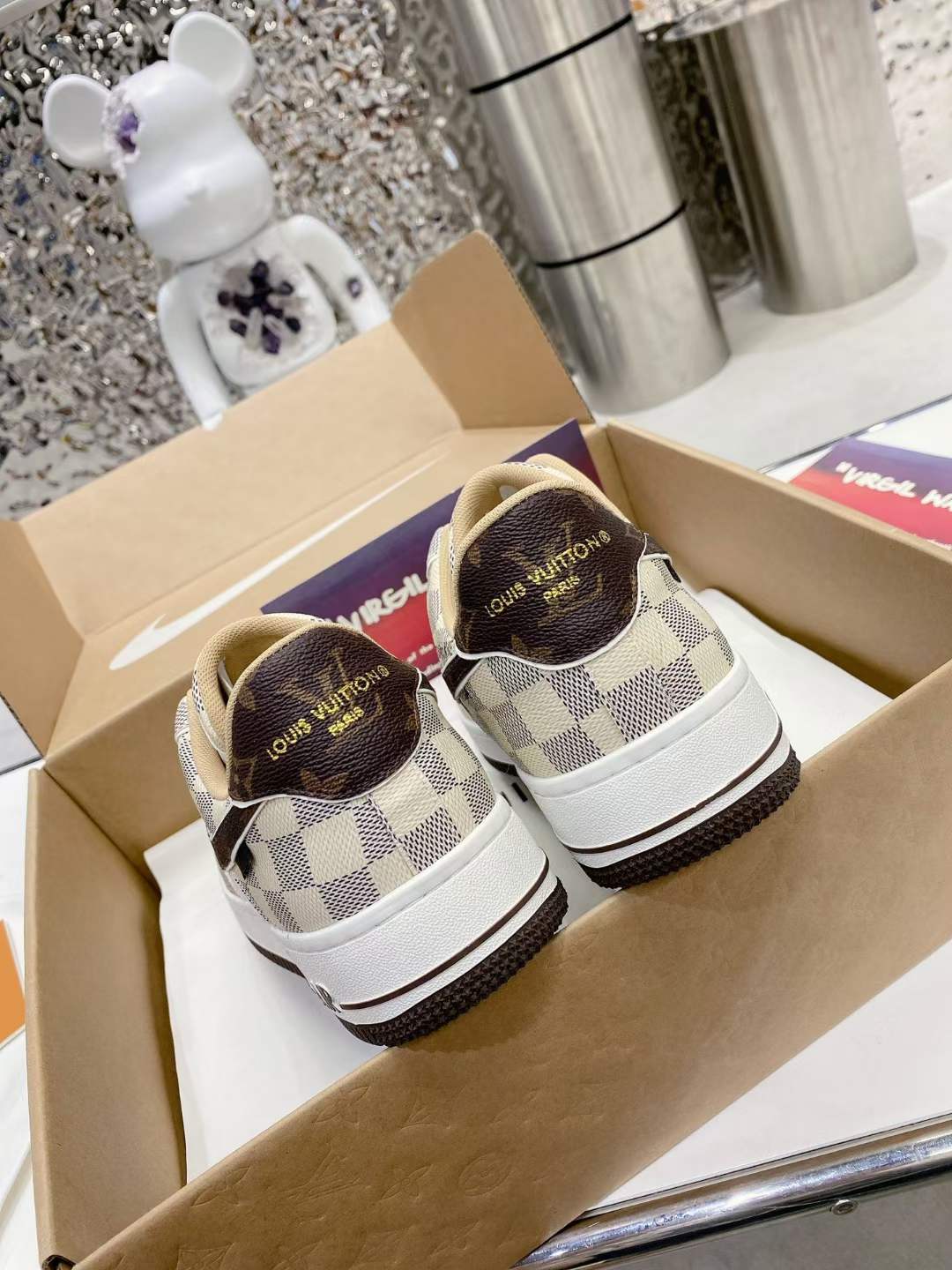 from Men Women L*ouis V*uitton x NIKE Air force1 22ss