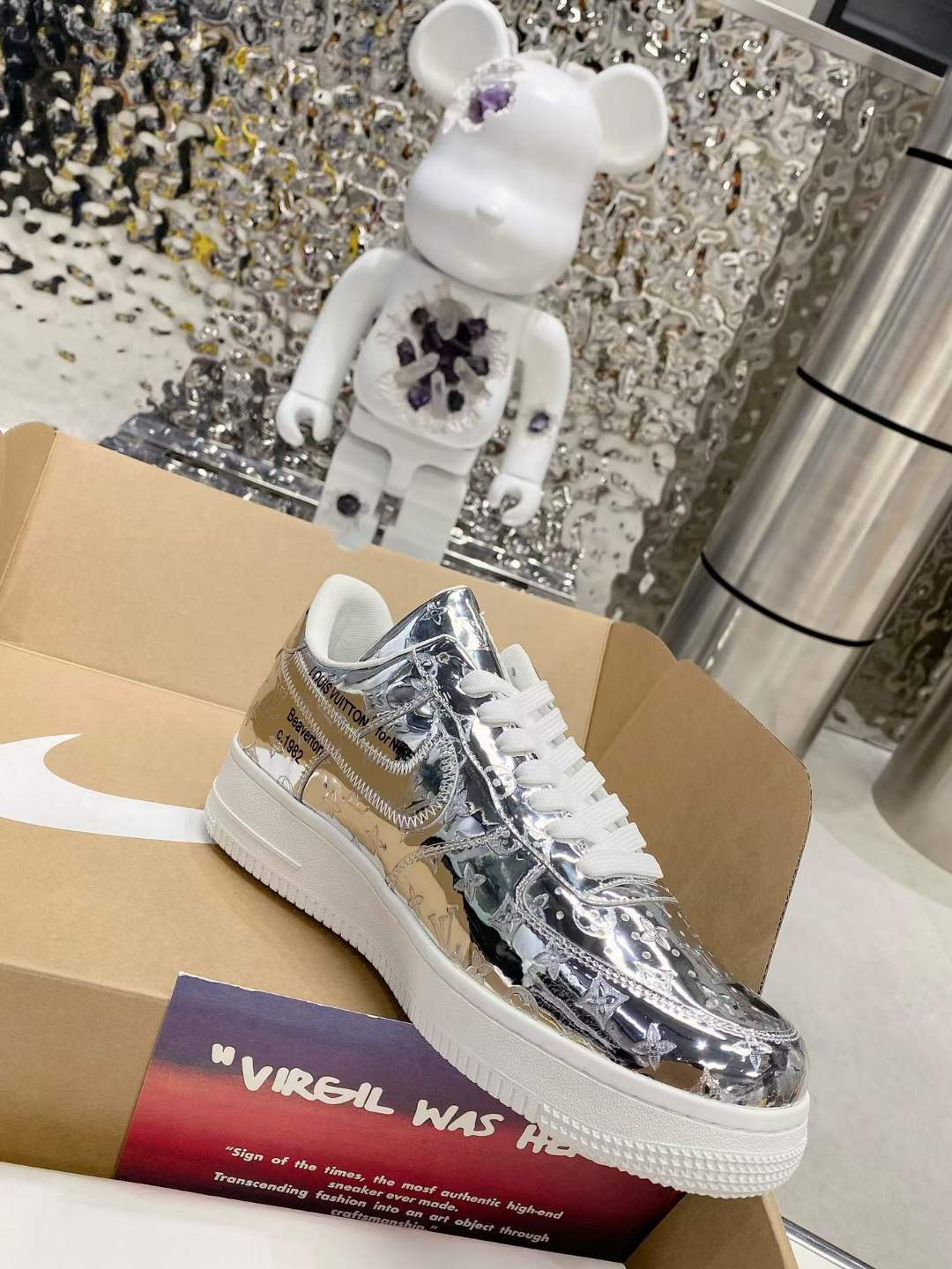 from Men Women L*ouis V*uitton x NIKE Air force1 22ss Sneakers Maikesneakers