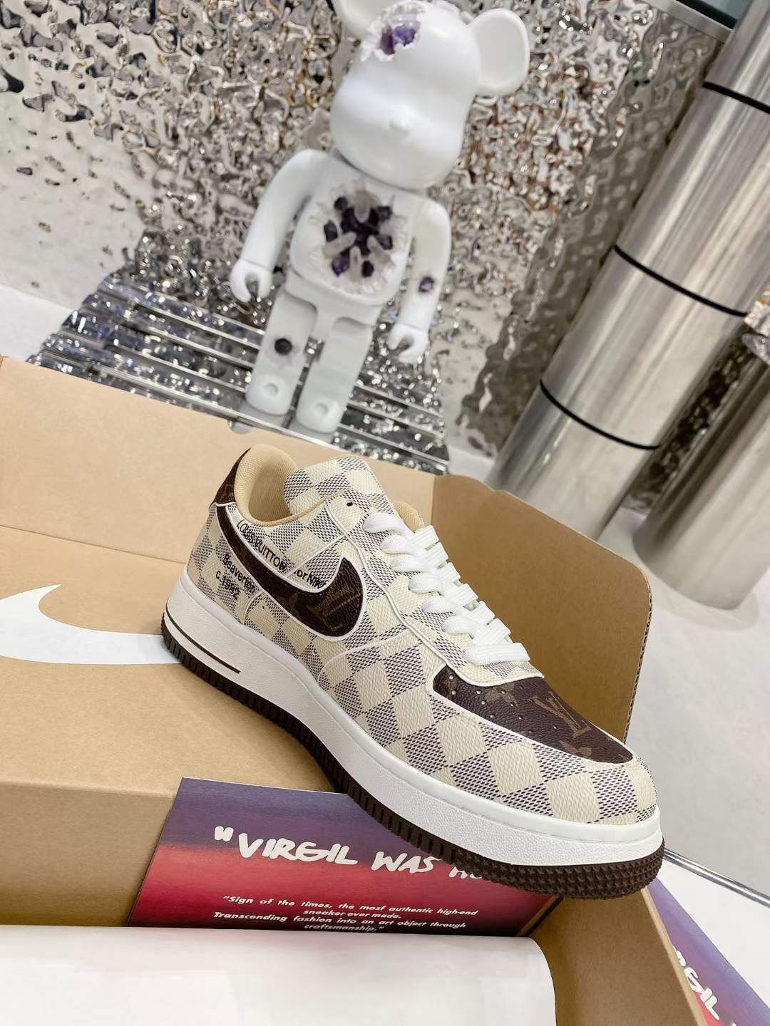 from Men Women L*ouis V*uitton x NIKE Air force1 22ss