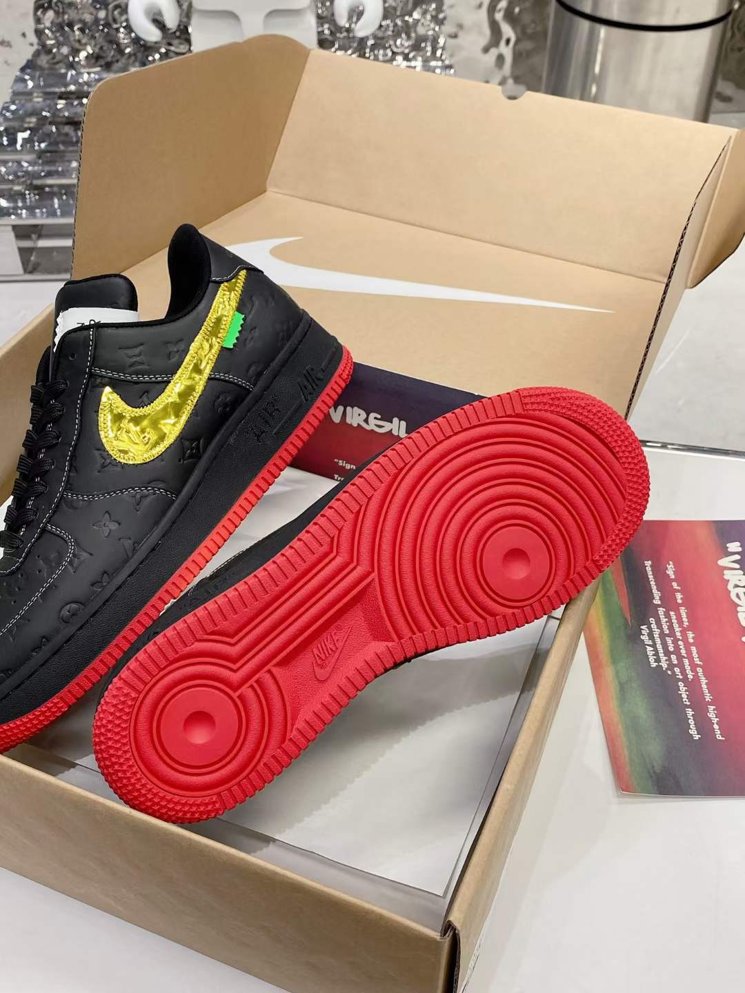 from Men Women L*ouis V*uitton x NIKE Air force1 22ss