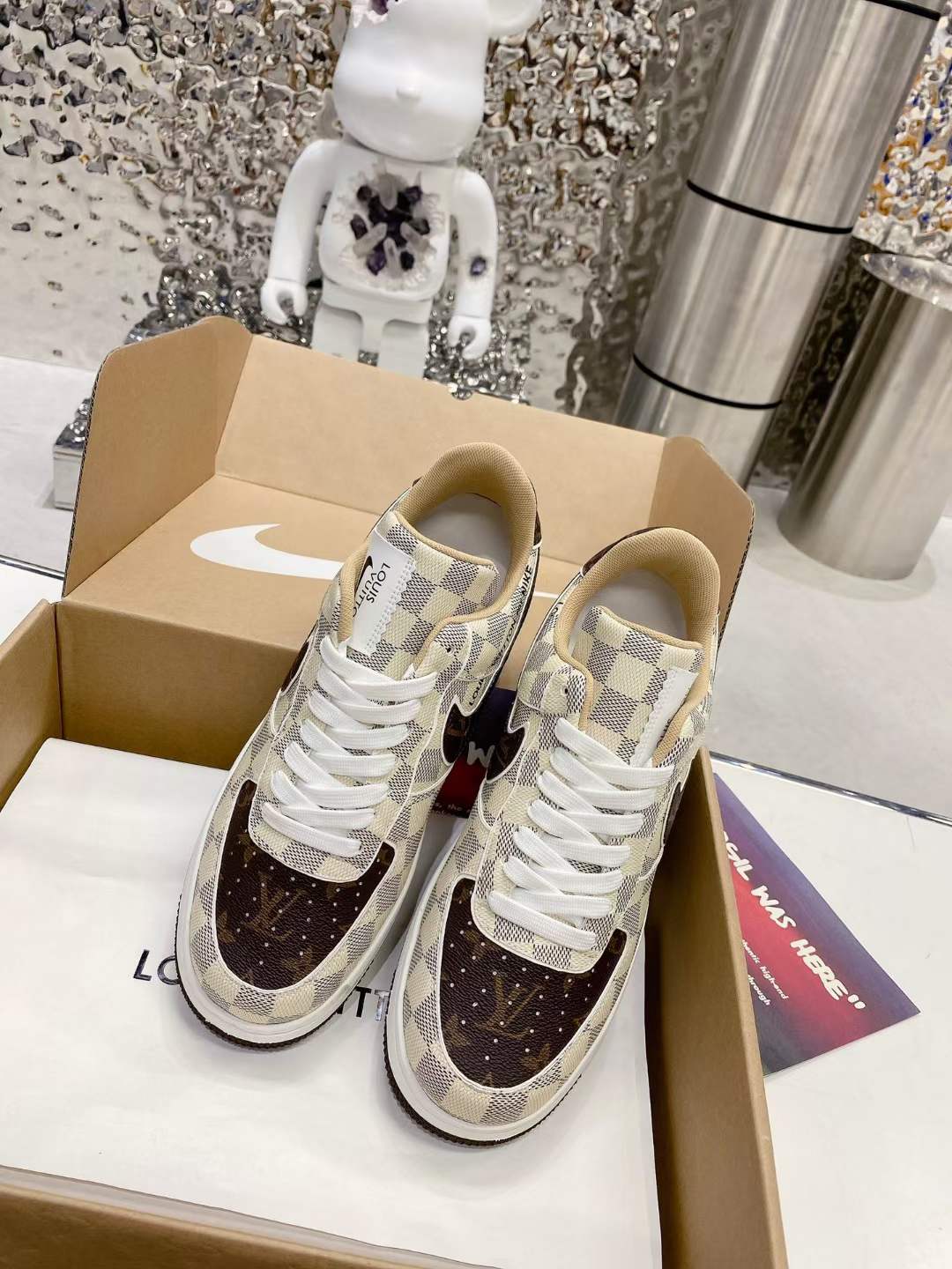 from Men Women L*ouis V*uitton x NIKE Air force1 22ss