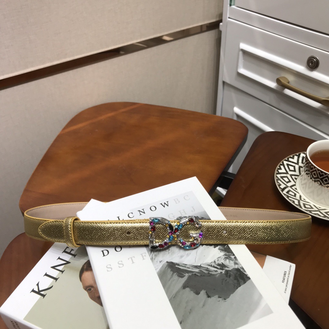 D&G Women Belts 25MM Maikesneakers