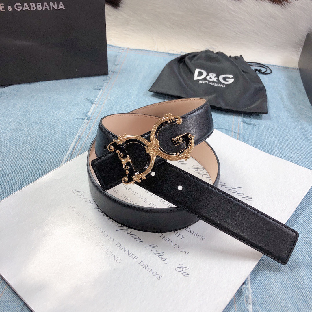 D&G Belts 30MM Maikesneakers