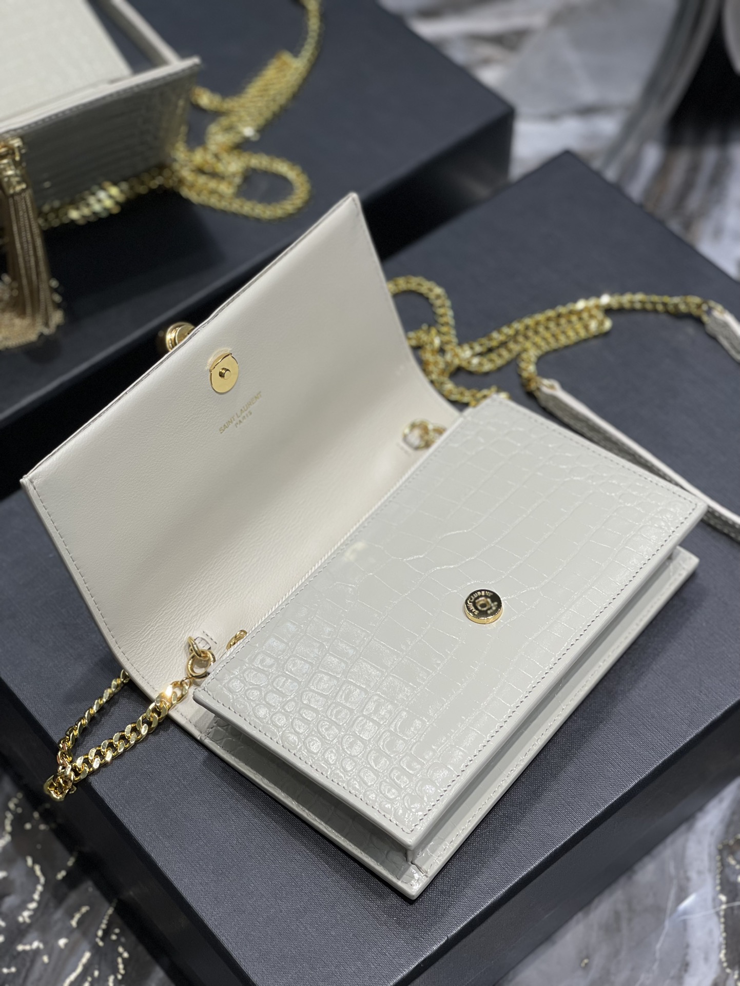 Y*SL Bag Top Quality 19*12.5*4CM