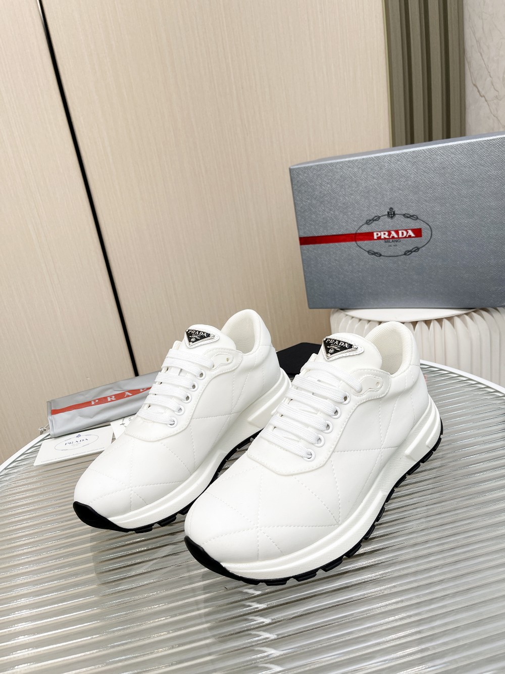 Men P*rada Top Sneaker （ ）