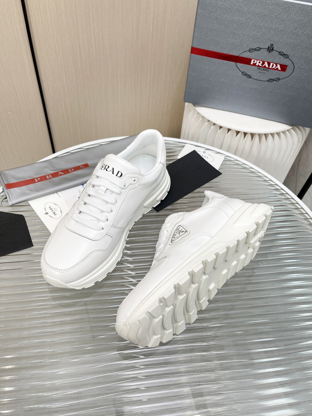 Men P*rada Top Sneaker （ ）