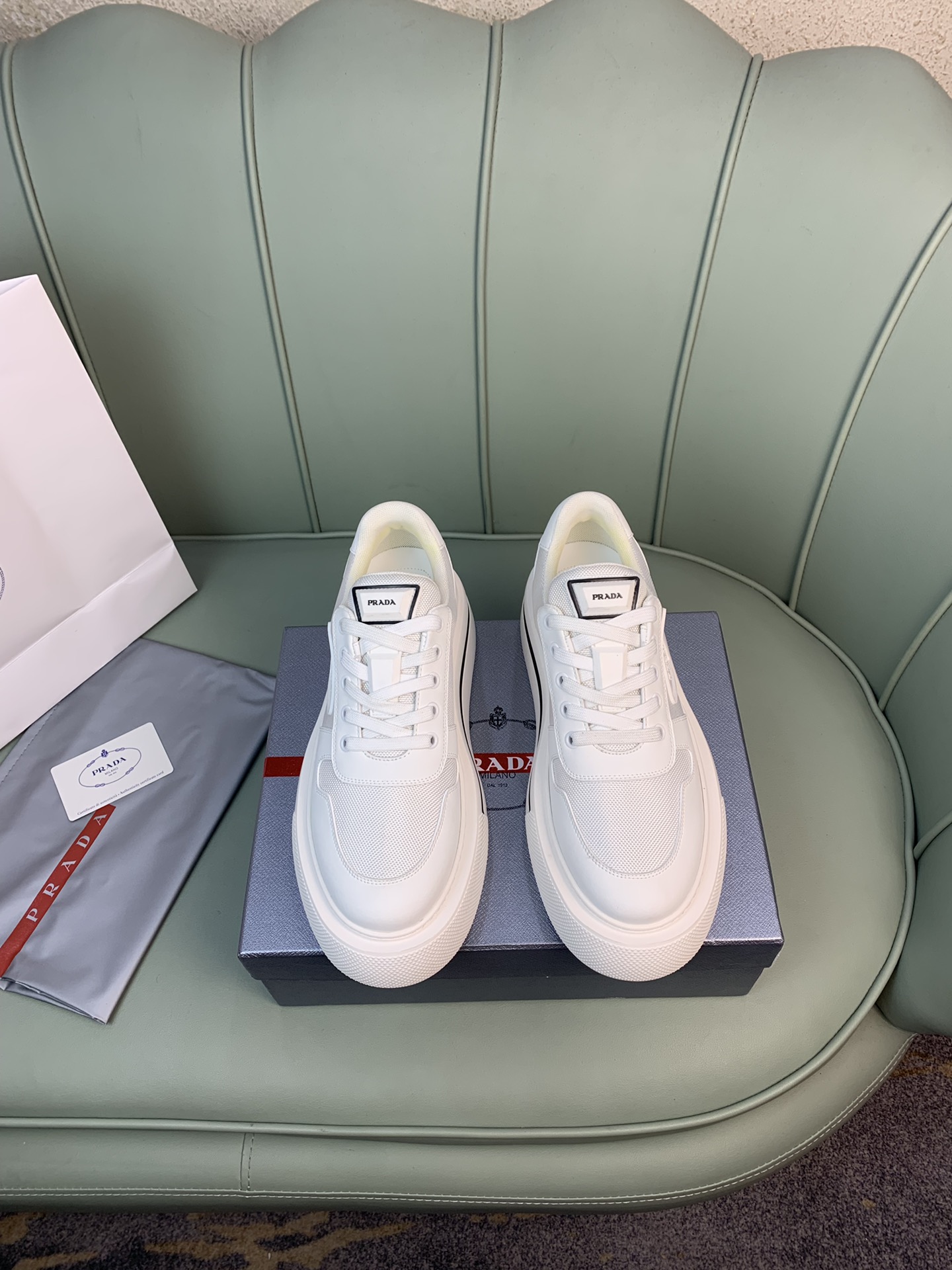 Men P*rada Top Sneaker （ ）