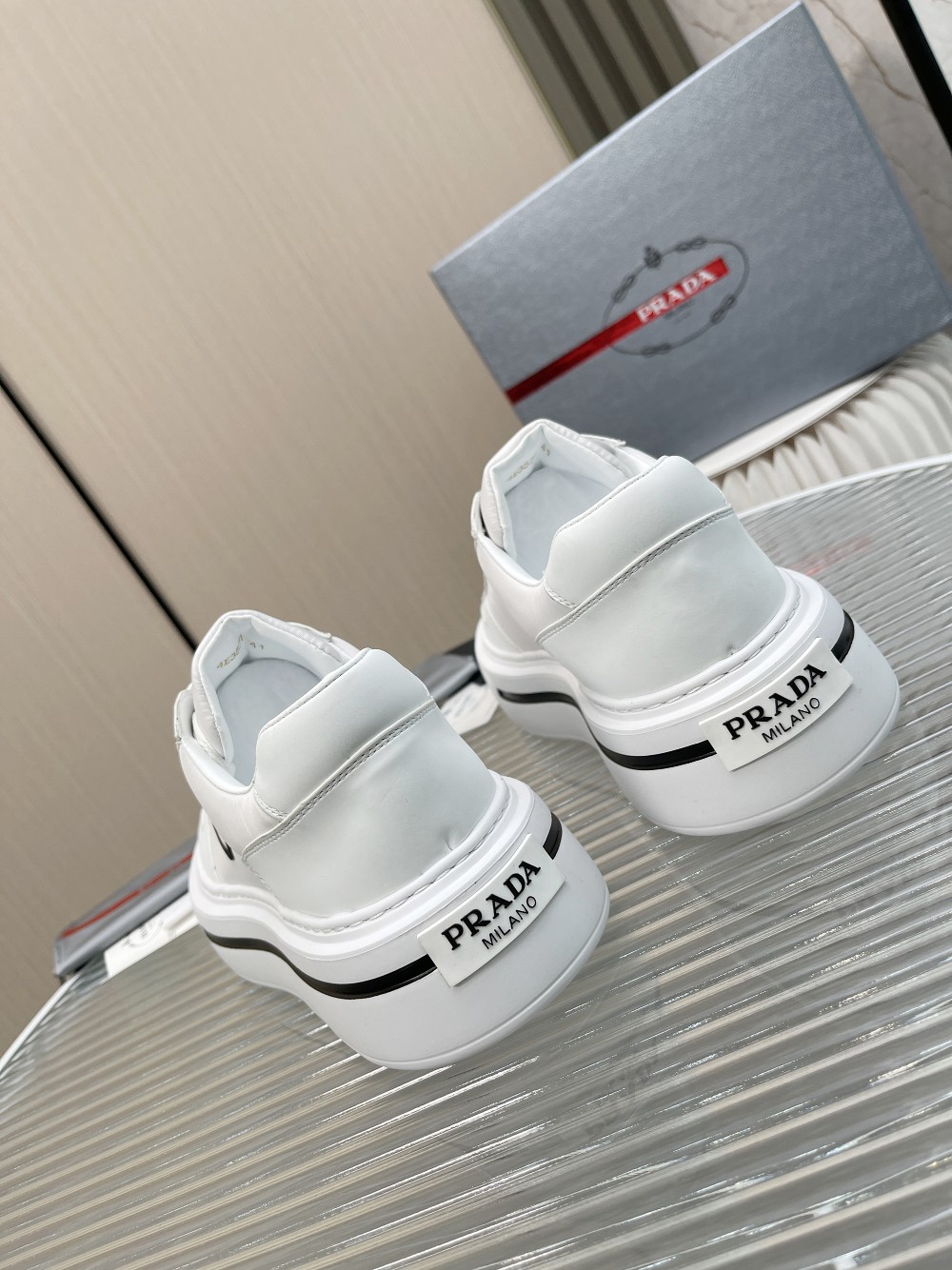 Men P*rada Top Sneaker （ ）