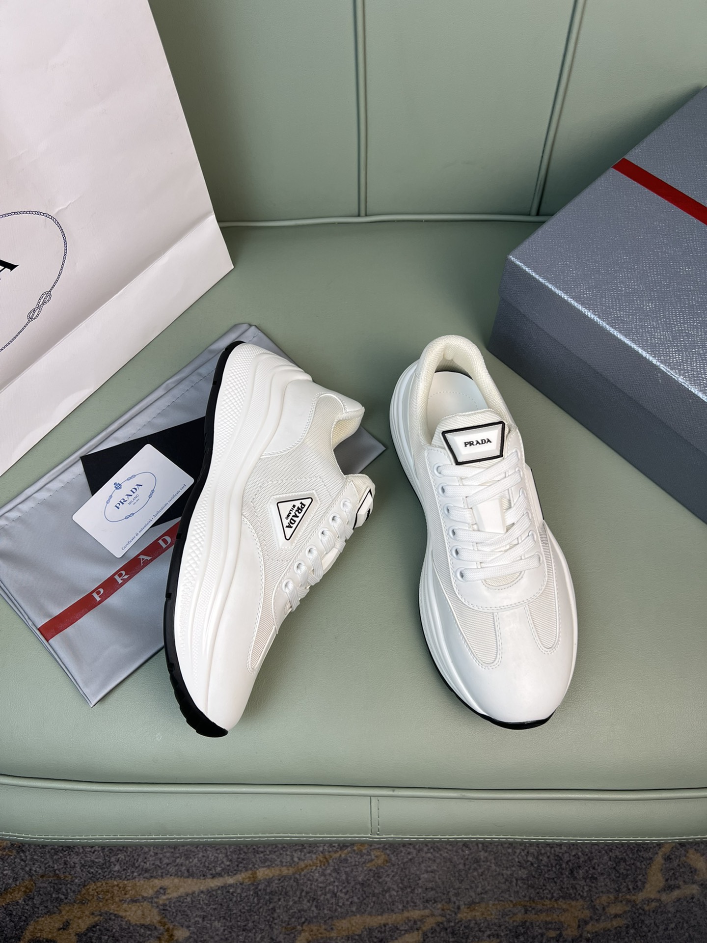 Men P*rada Top Sneaker （ ）