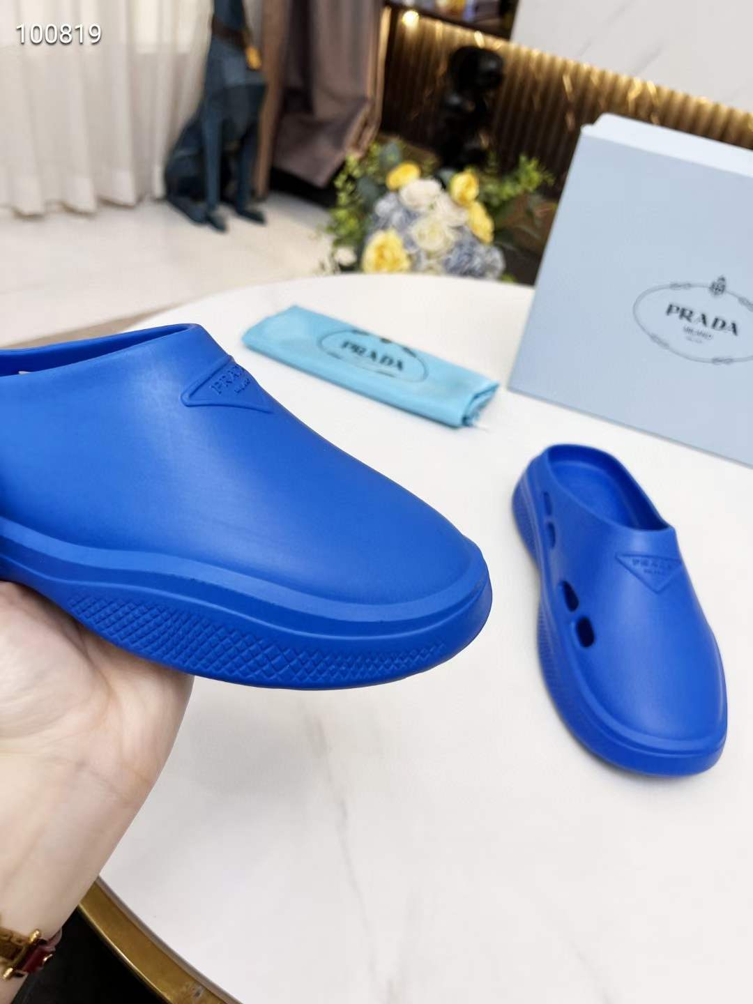 Men Women P*rada Top Slippers （ ）